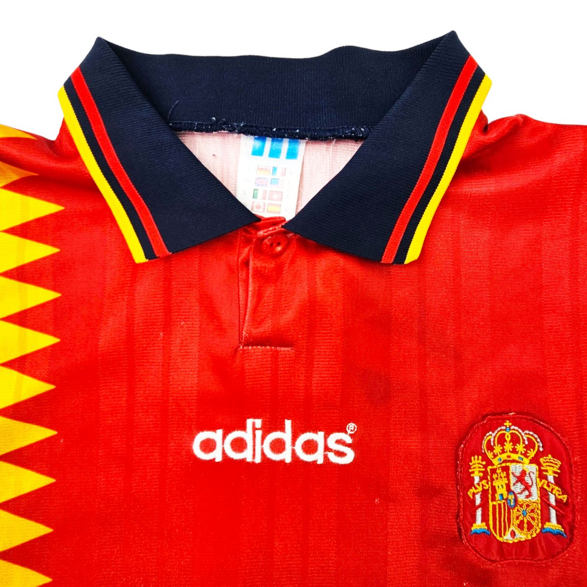 1994/96 Spain Home Football Shirt (L) Adidas