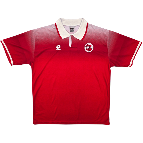 1994/96 Switzerland Home Football Shirt (XL) Lotto