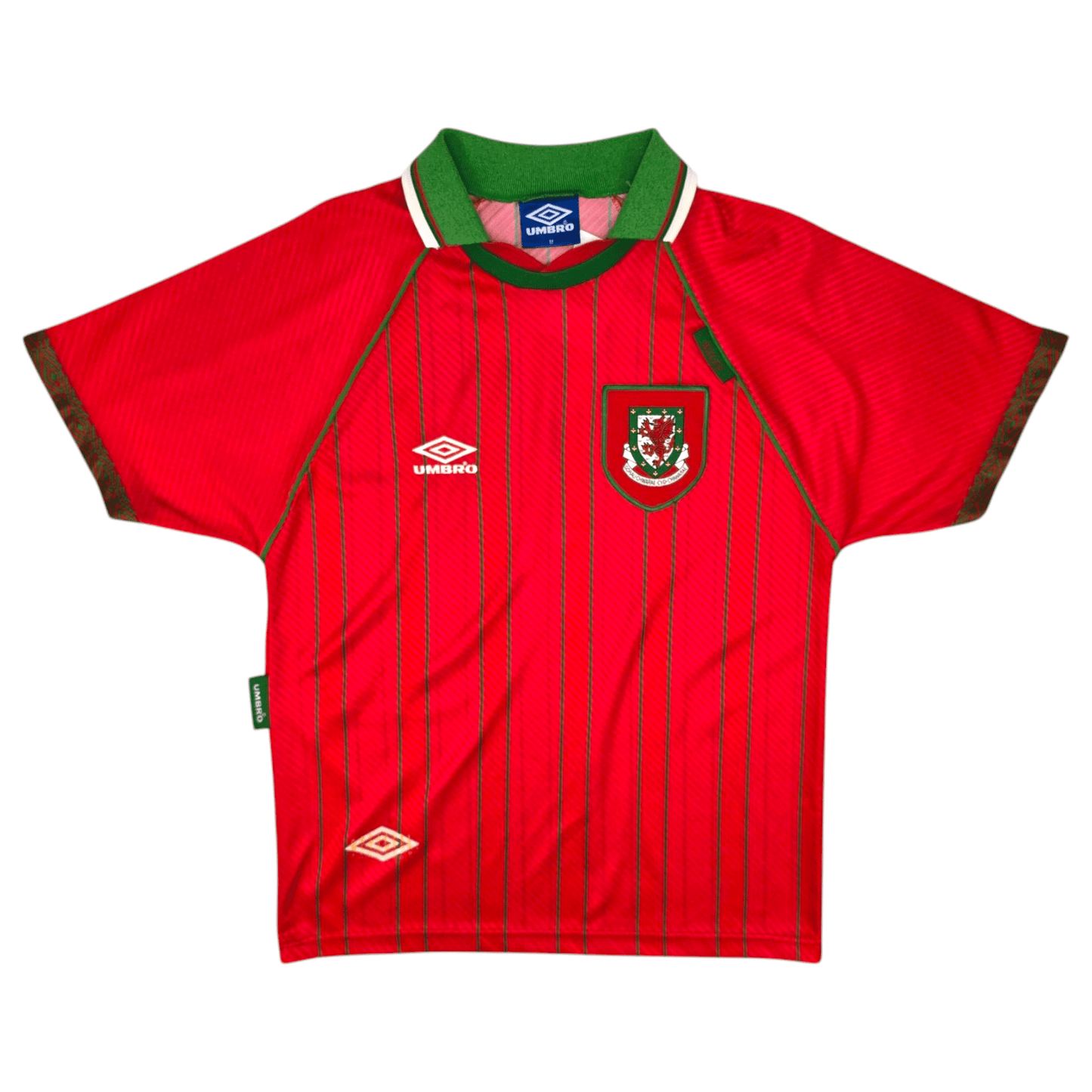 1994/96 Wales Home Football Shirt (M) Umbro