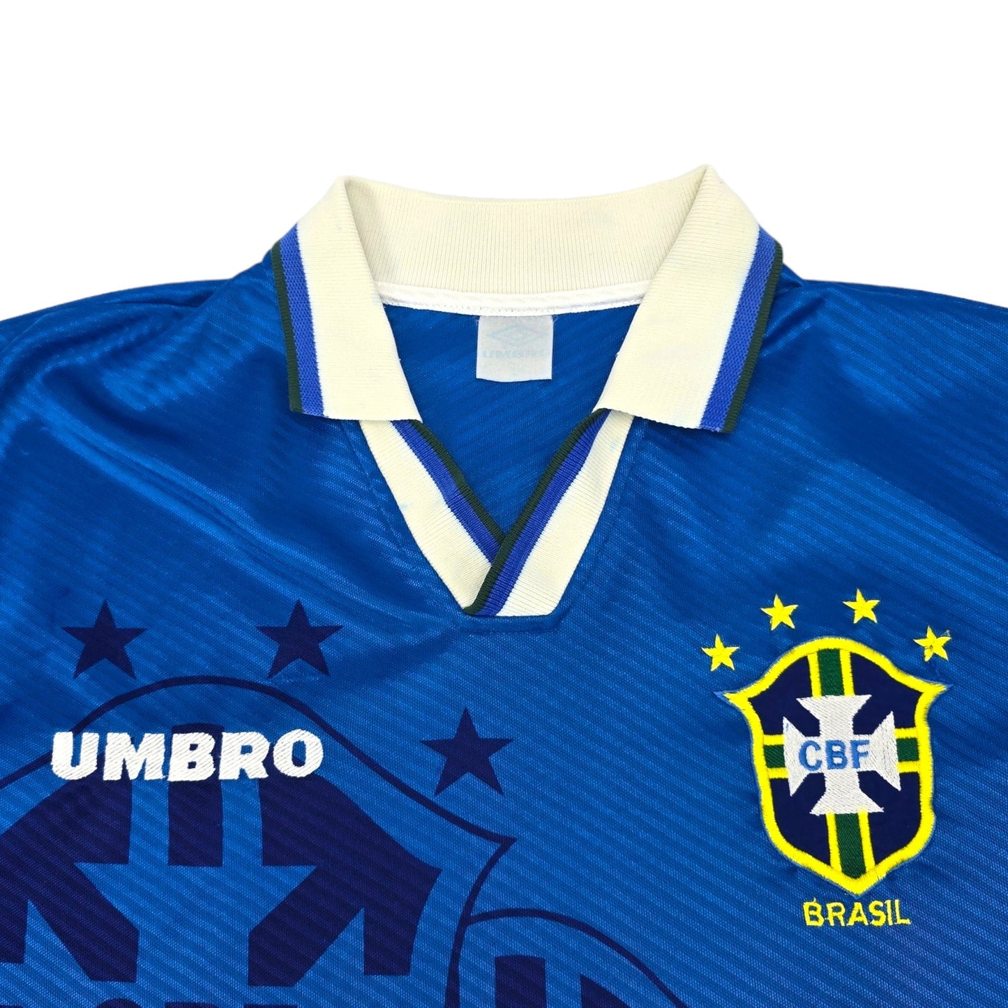 1994/97 Brazil Away Football Shirt (L) Umbro