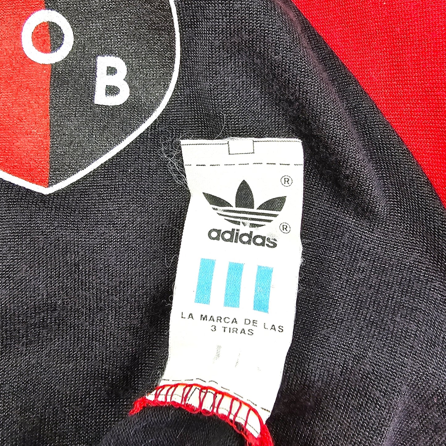 1995 Newells Old Boys Home Football Shirt (L) Adidas
