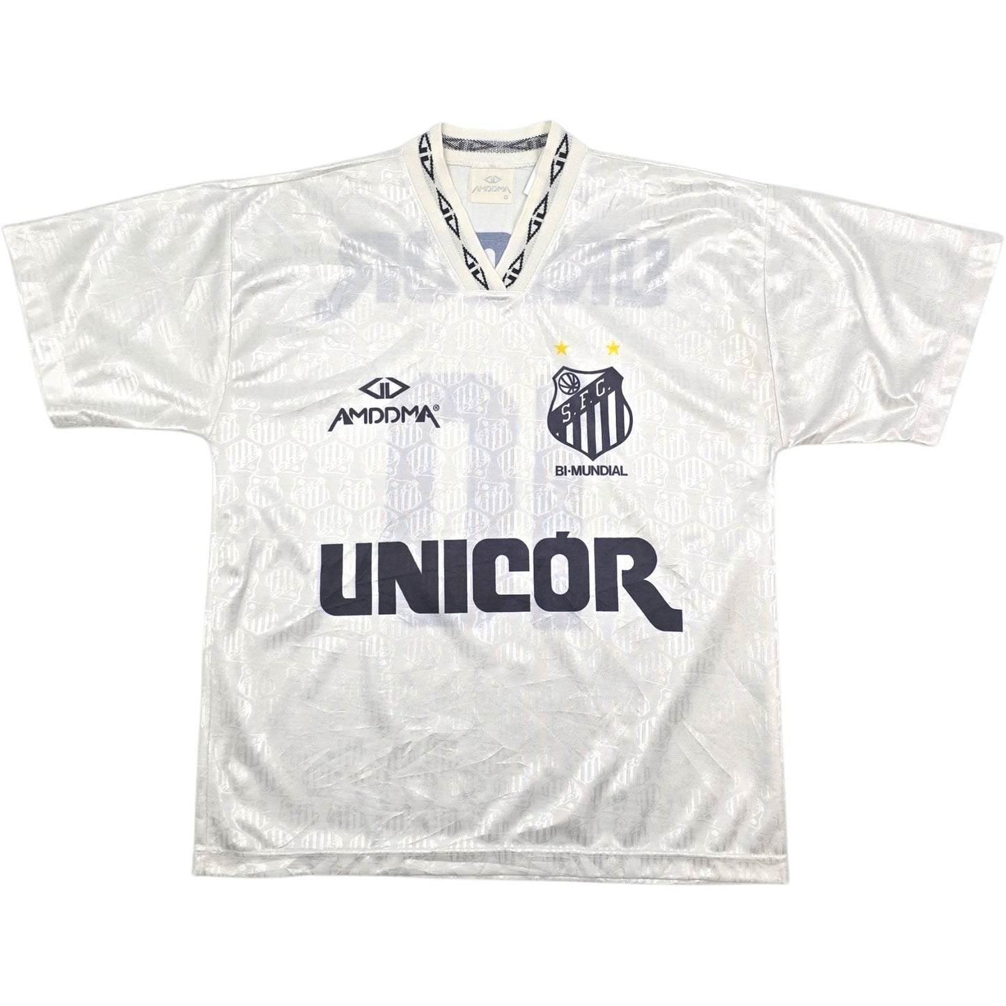 1995 Santos Home Football Shirt (L) Amddma #10