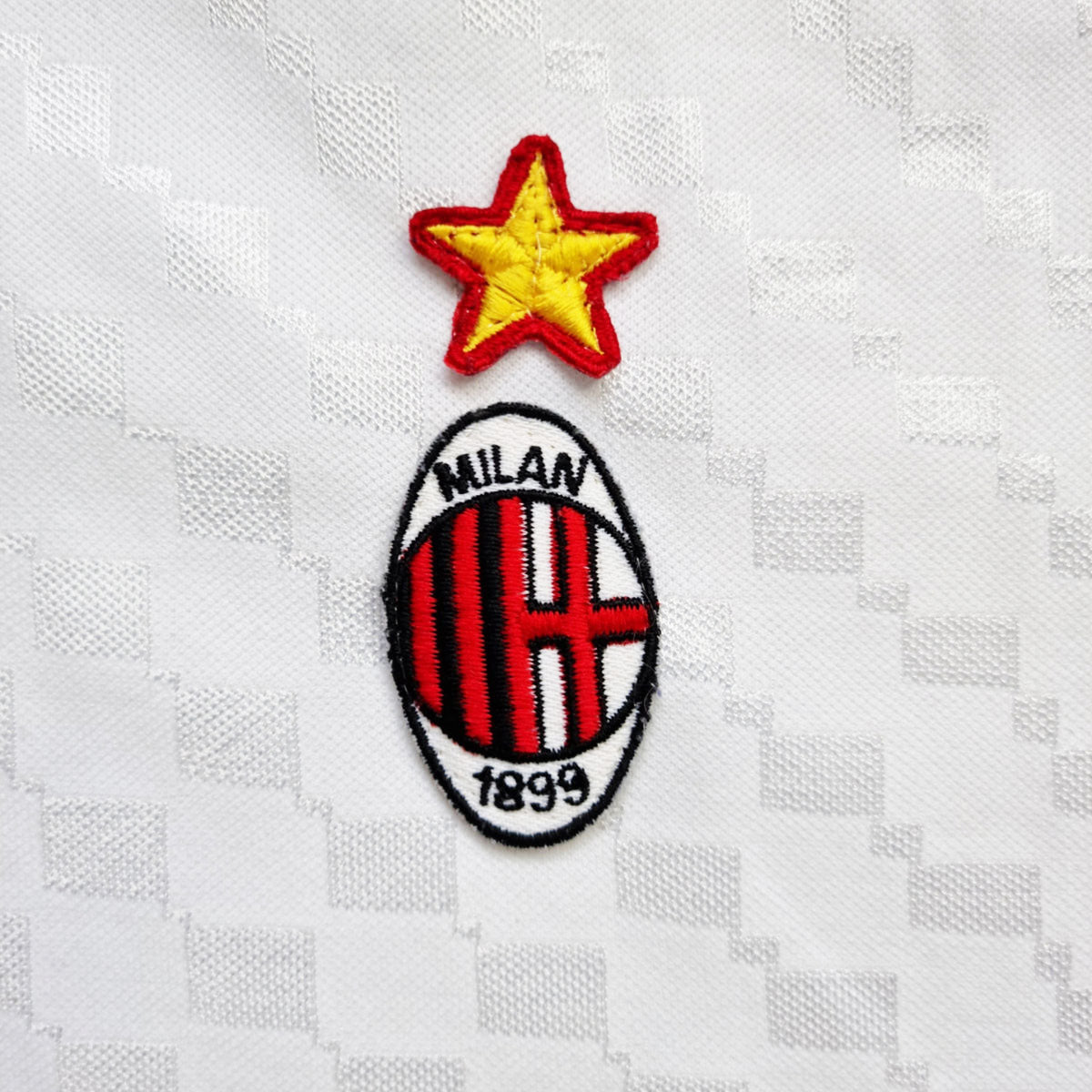 1995/96 AC Milan Away Football Shirt (M) Lotto