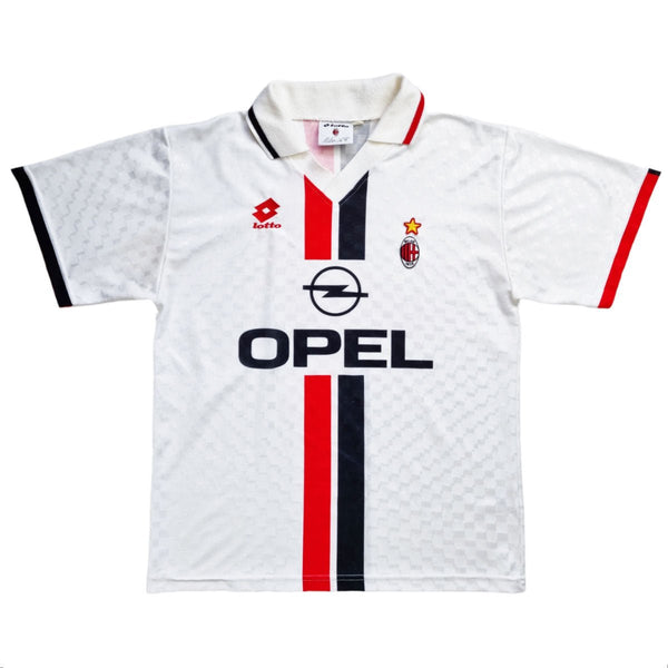 1995/96 AC Milan Away Football Shirt (M) Lotto