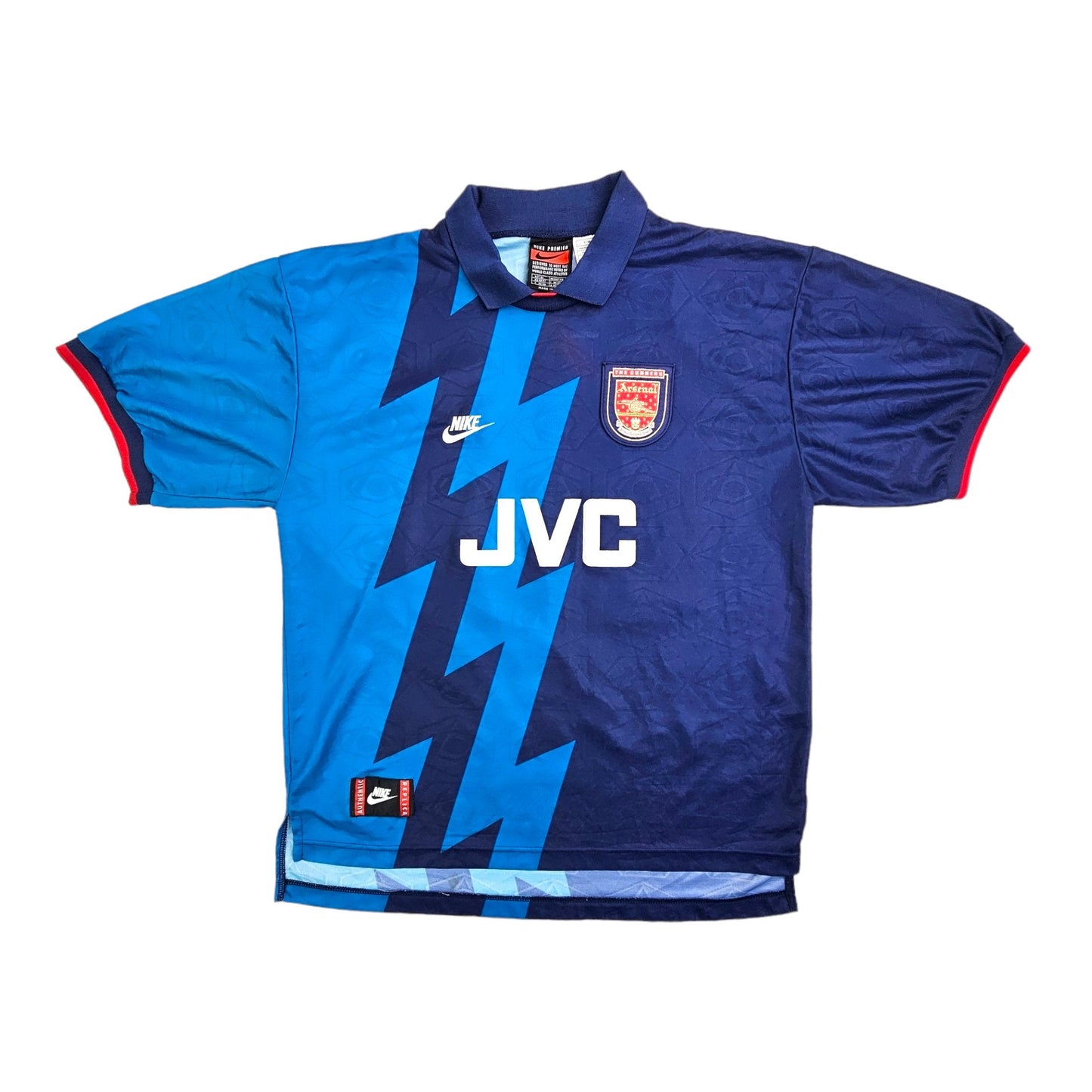 1995/96 Arsenal Away Football Shirt (XL) Nike #10 Bergkamp