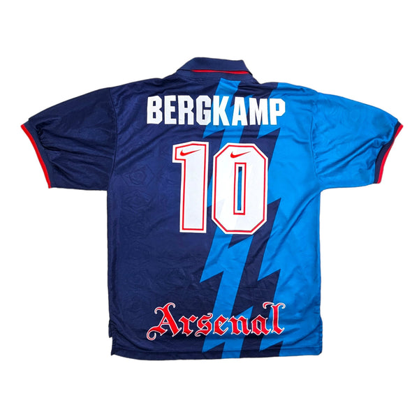 1995/96 Arsenal Away Football Shirt (XL) Nike #10 Bergkamp