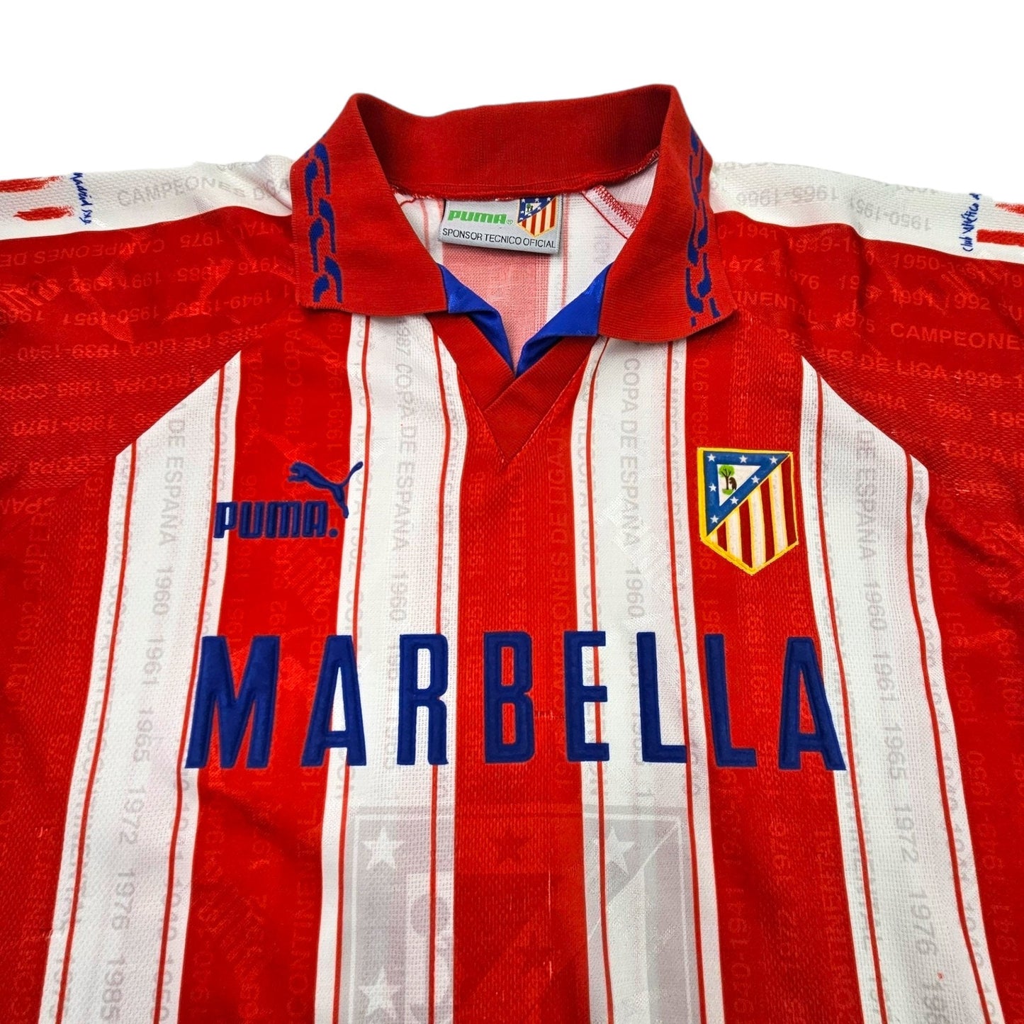 1995/96 Atletico Madrid Home Football Shirt (XL) Puma