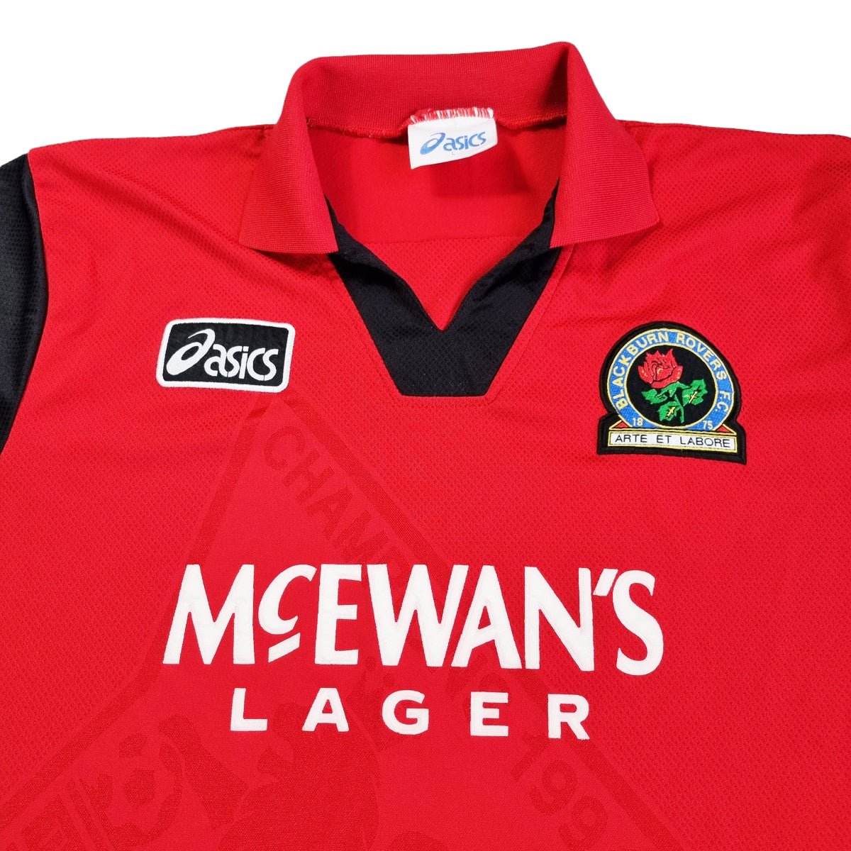 1995/96 Blackburn Rovers Away Football Shirt (L) Asics