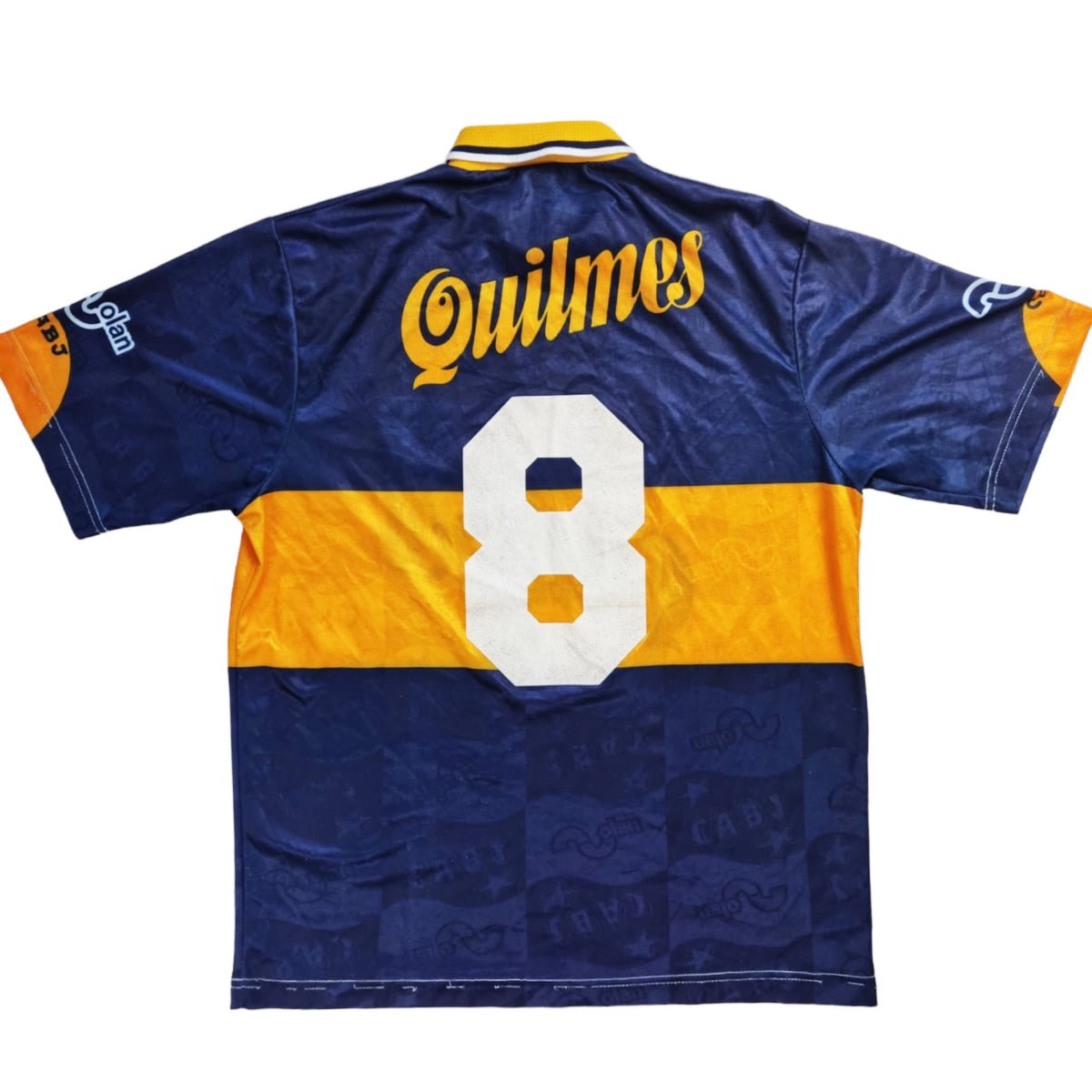 1995/96 Boca Juniors Home Football Shirt (L) Olan #8