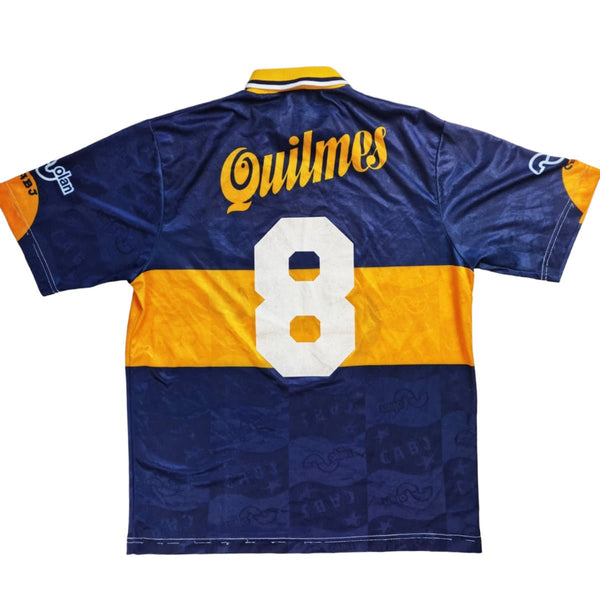 1995/96 Boca Juniors Home Football Shirt (L) Olan #8