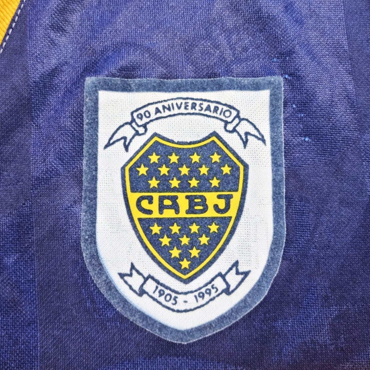 1995/96 Boca Juniors Home Football Shirt (L) Olan #8