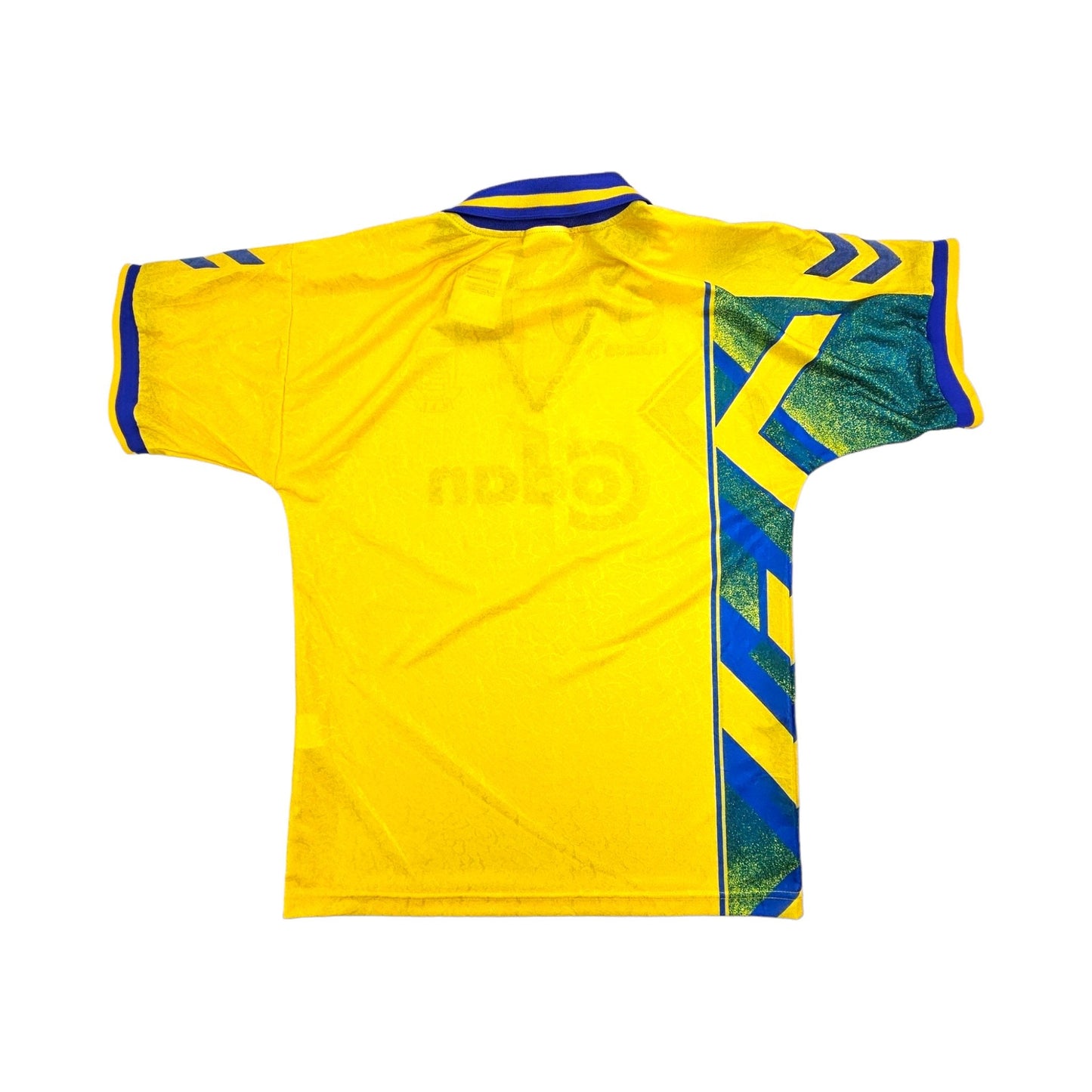 1995/96 Brondby IF Home Football Shirt (M) Hummel (Upgraded Template)