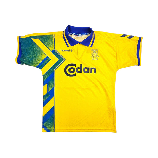 1995/96 Brondby IF Home Football Shirt (M) Hummel (Upgraded Template)