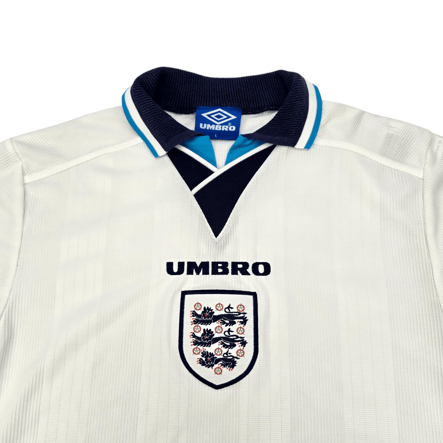 1995/96 England Home Football Shirt (L) Umbro