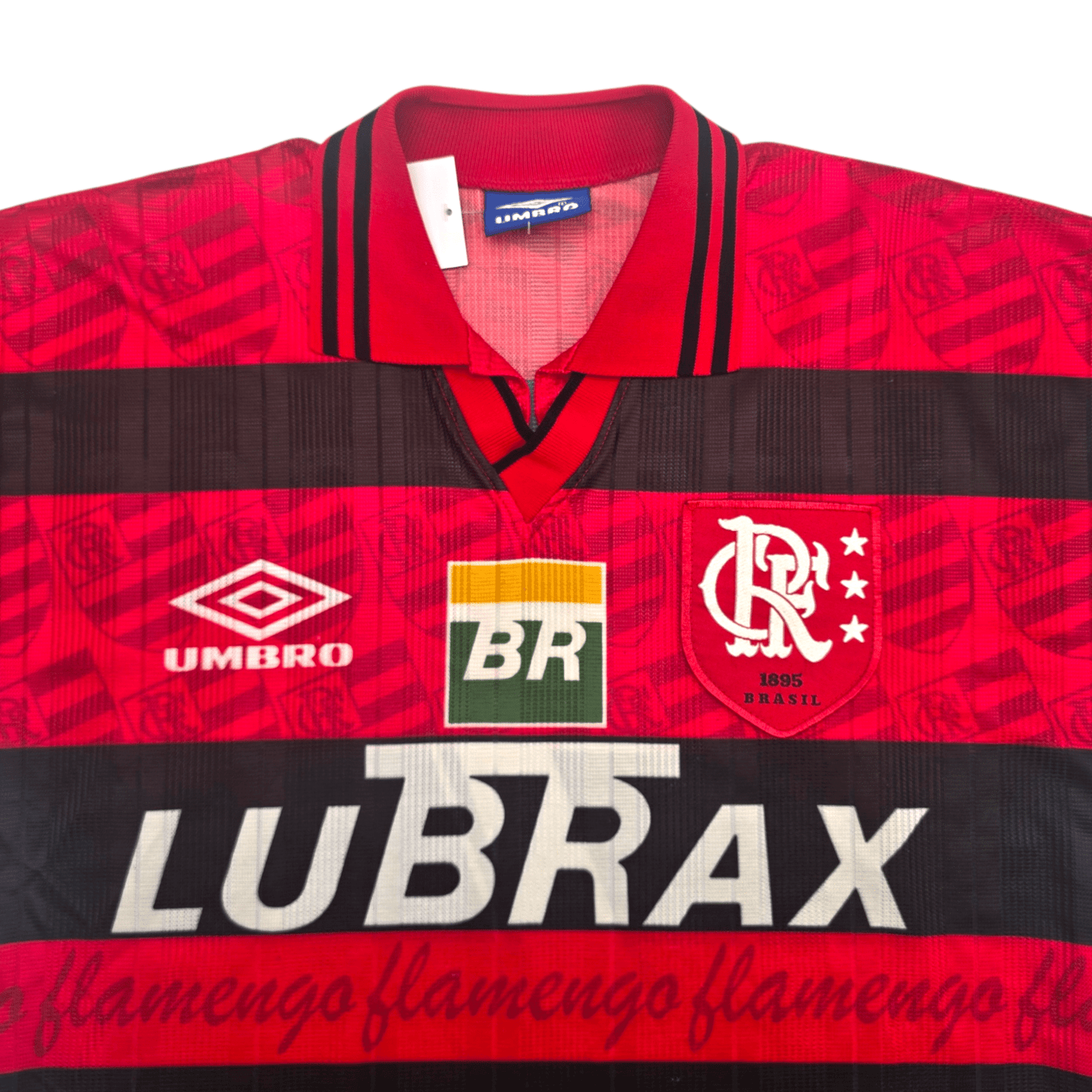 1995/96 Flamengo Home Football Shirt (M) Umbro #7 (Centenary)