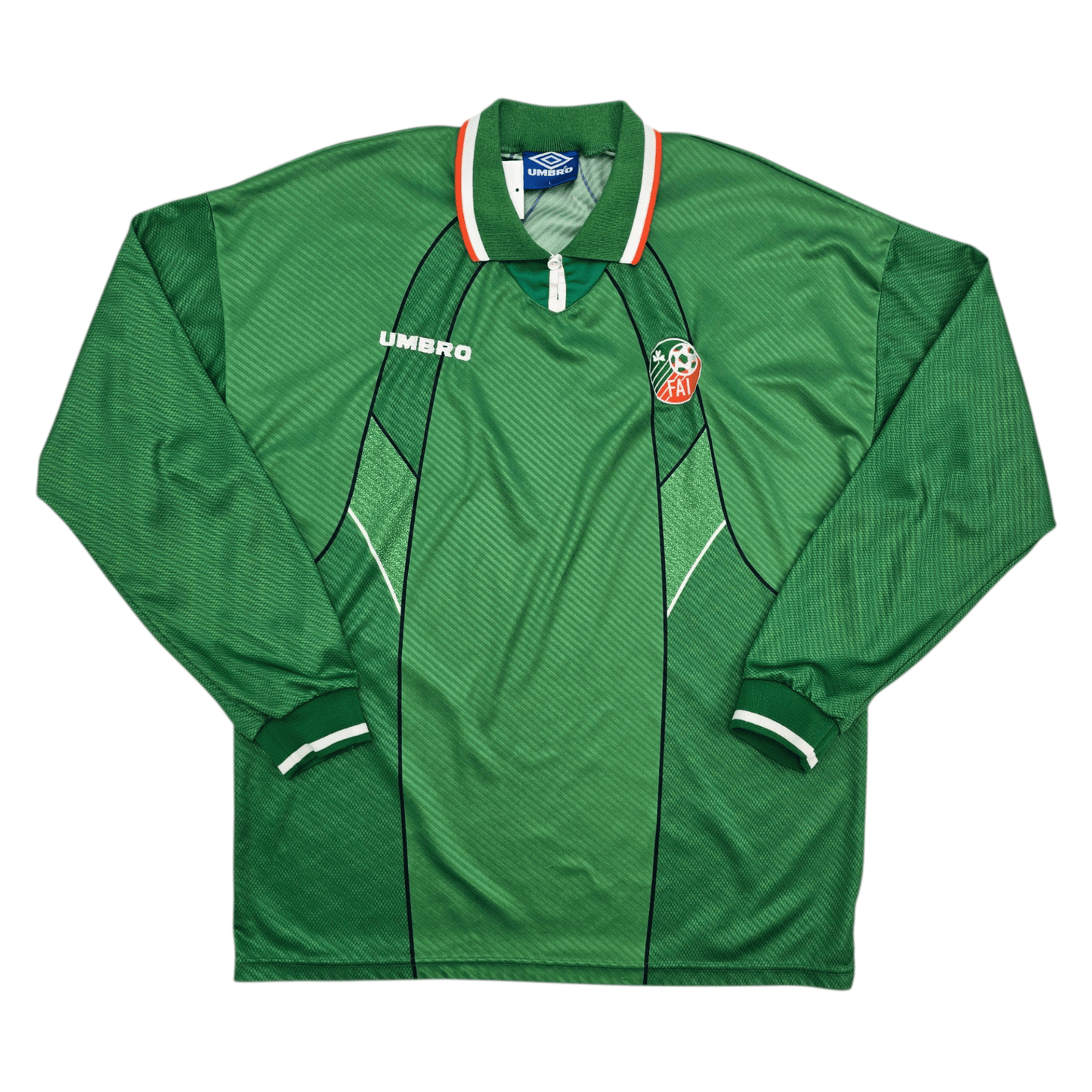 1995/96 Ireland Home Football Shirt (L) Umbro