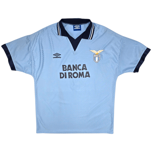 1995/96 Lazio Home Football Shirt (L) Umbro
