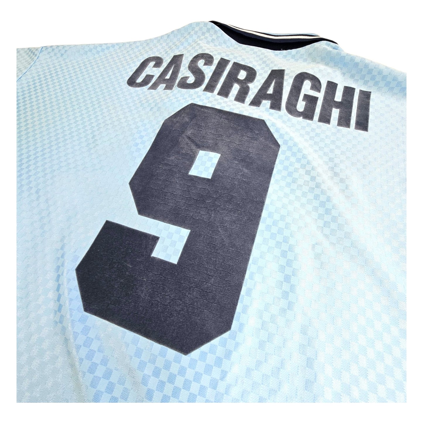1995/96 Lazio Home Football Shirt (XL) Umbro # 9 Casiraghi