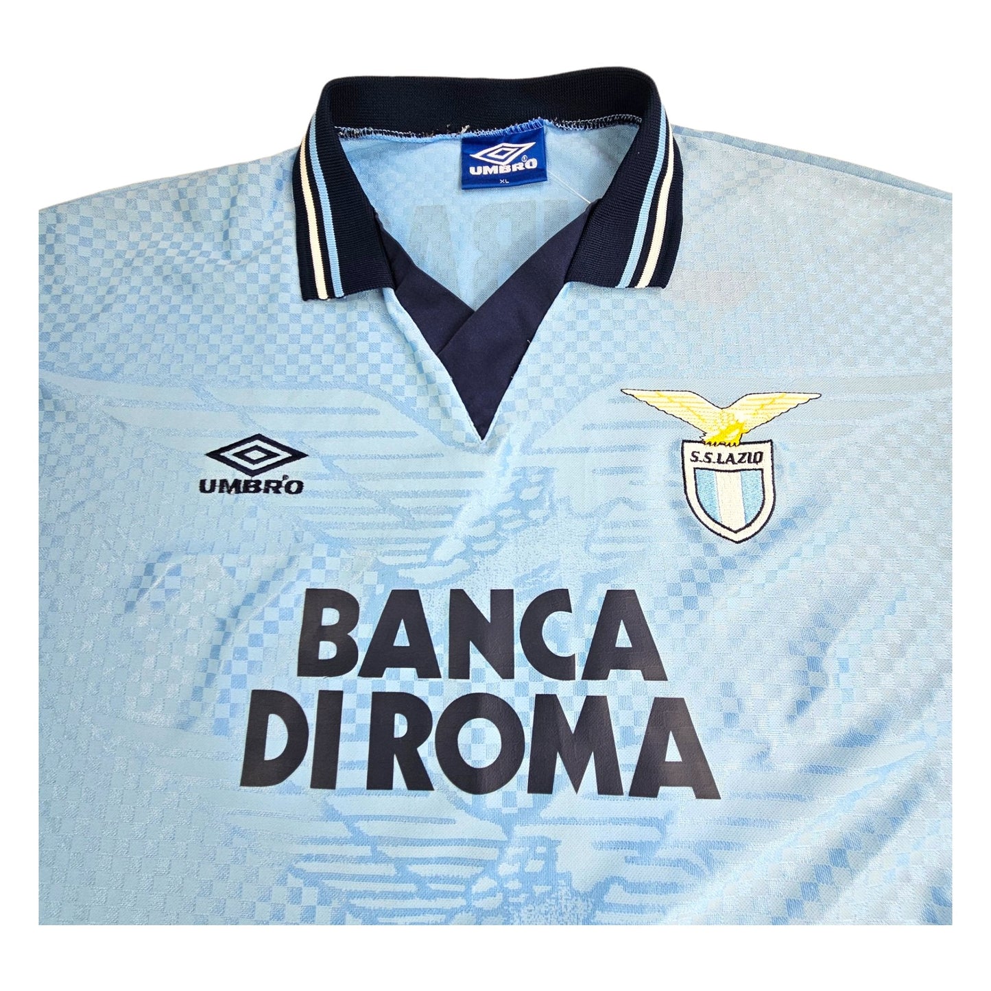 1995/96 Lazio Home Football Shirt (XL) Umbro # 9 Casiraghi