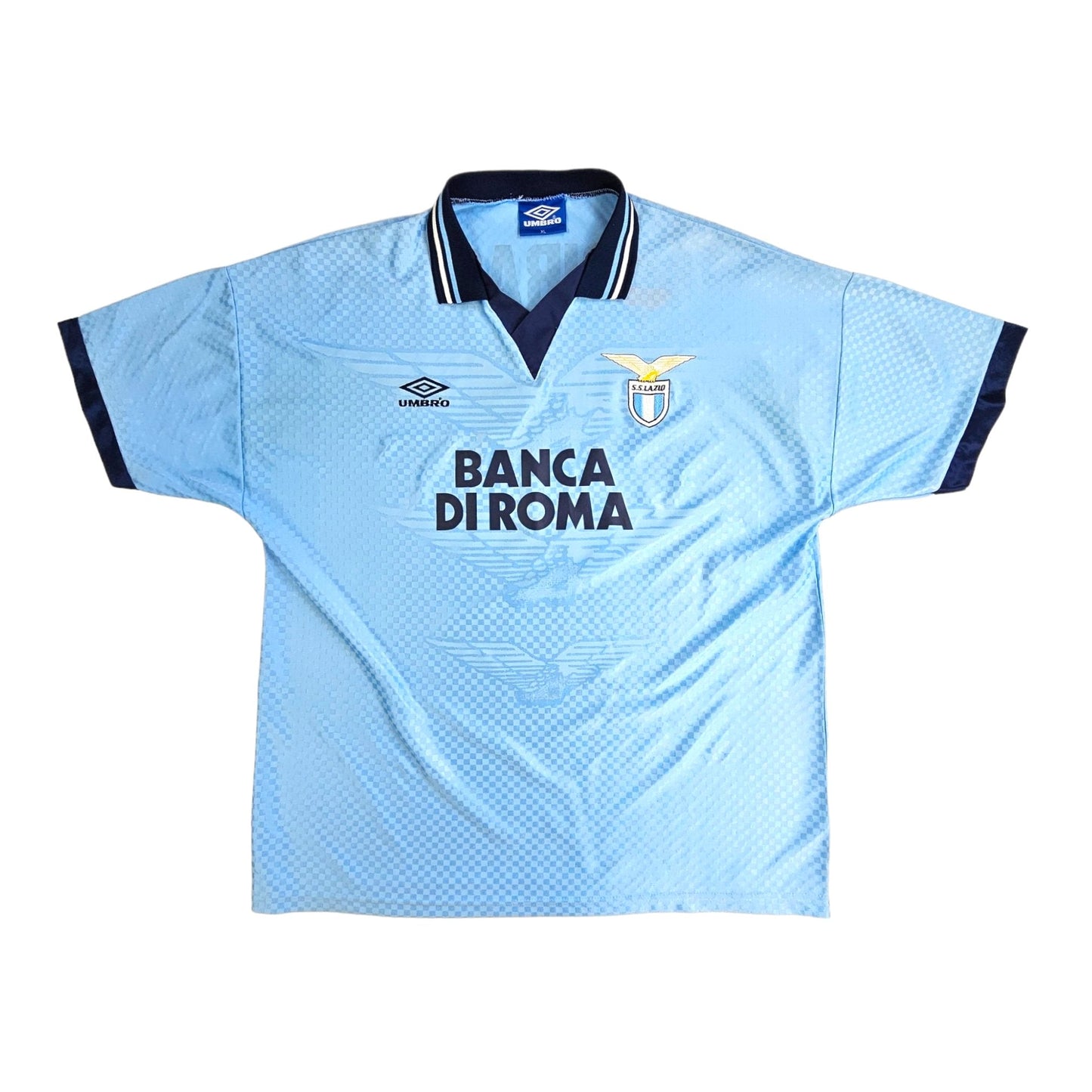 1995/96 Lazio Home Football Shirt (XL) Umbro # 9 Casiraghi
