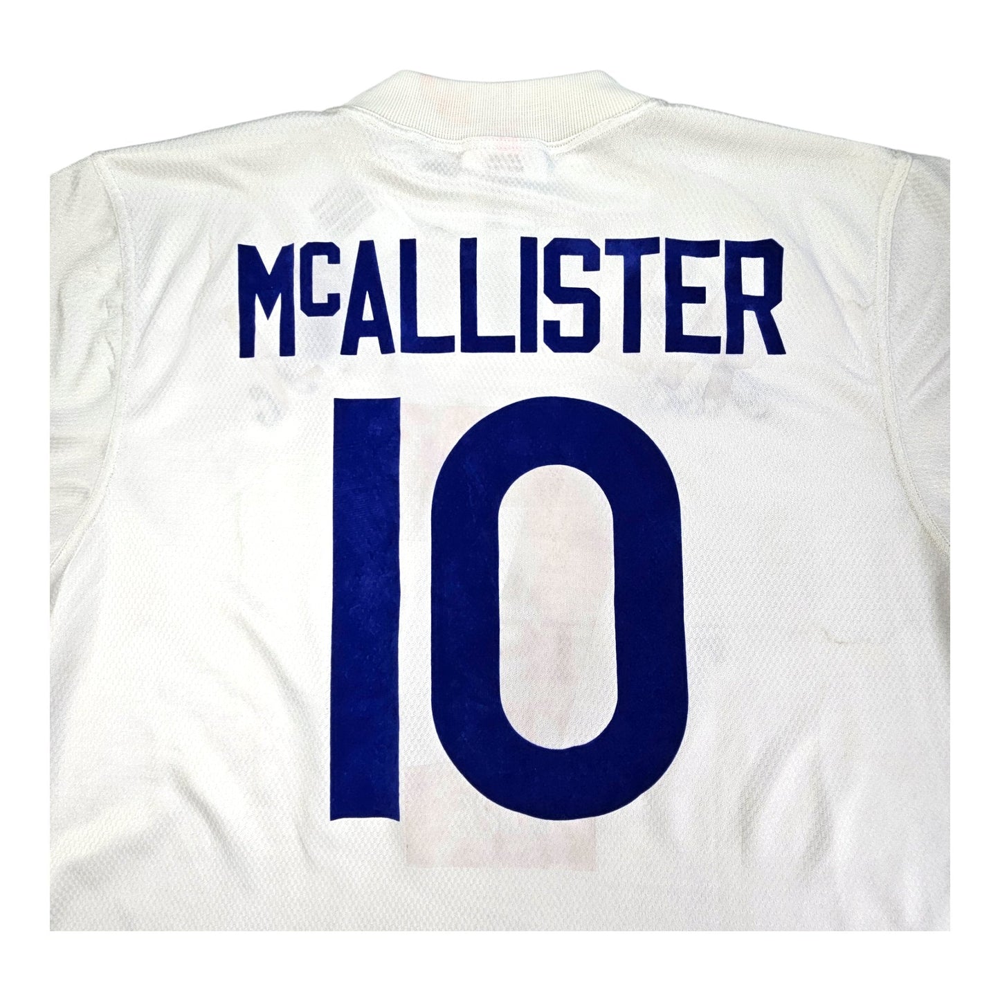 1995/96 Leeds United Home Football Shirt (XL) Asics #10 Mcallister