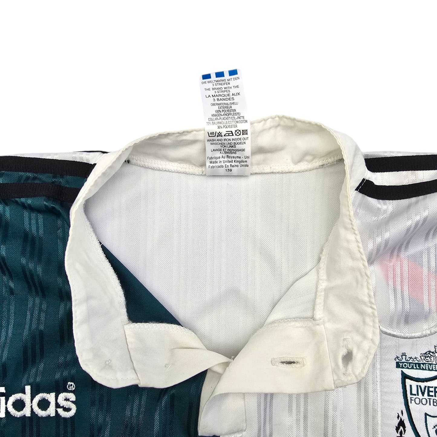 1995/96 Liverpool Away Football Shirt (XL) Adidas