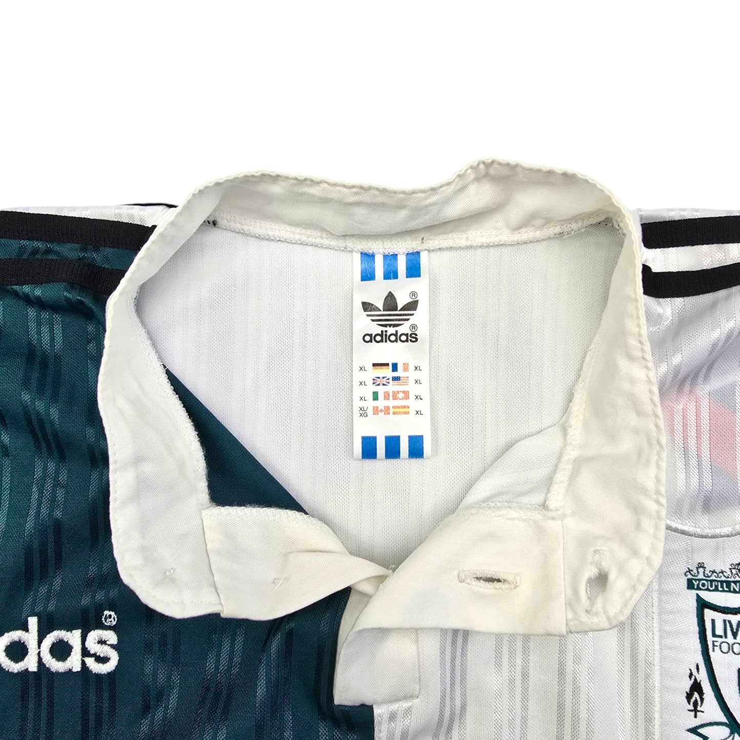 1995/96 Liverpool Away Football Shirt (XL) Adidas