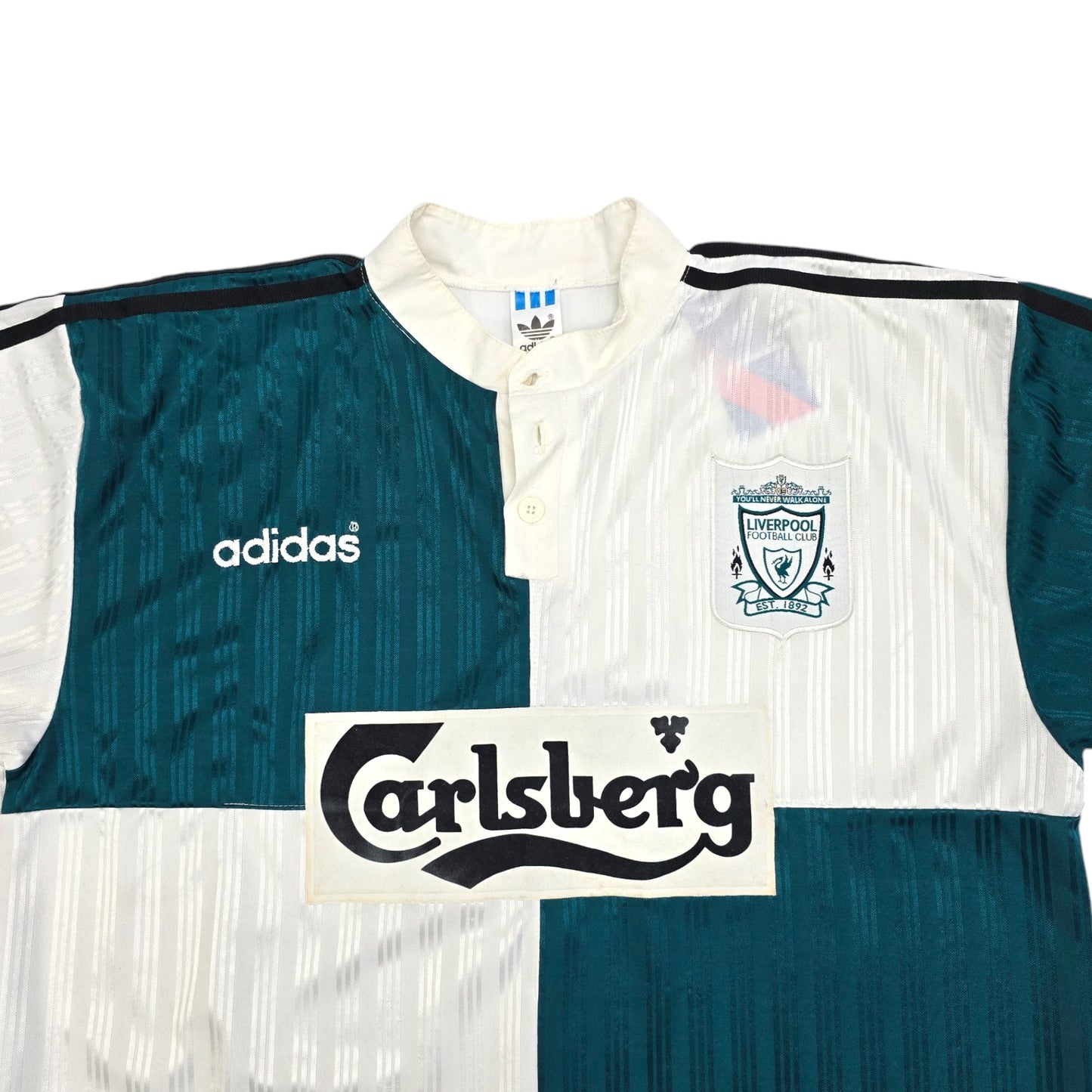 1995/96 Liverpool Away Football Shirt (XL) Adidas