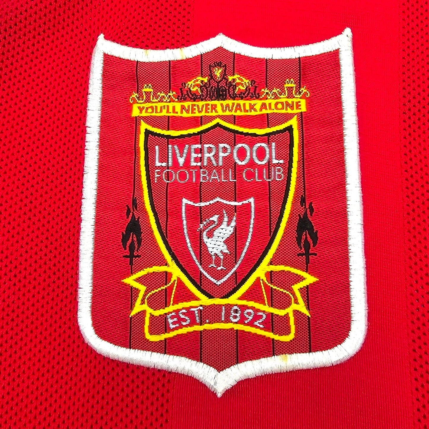 1995/96 Liverpool Home Football Shirt (S) Adidas #8 Collymore