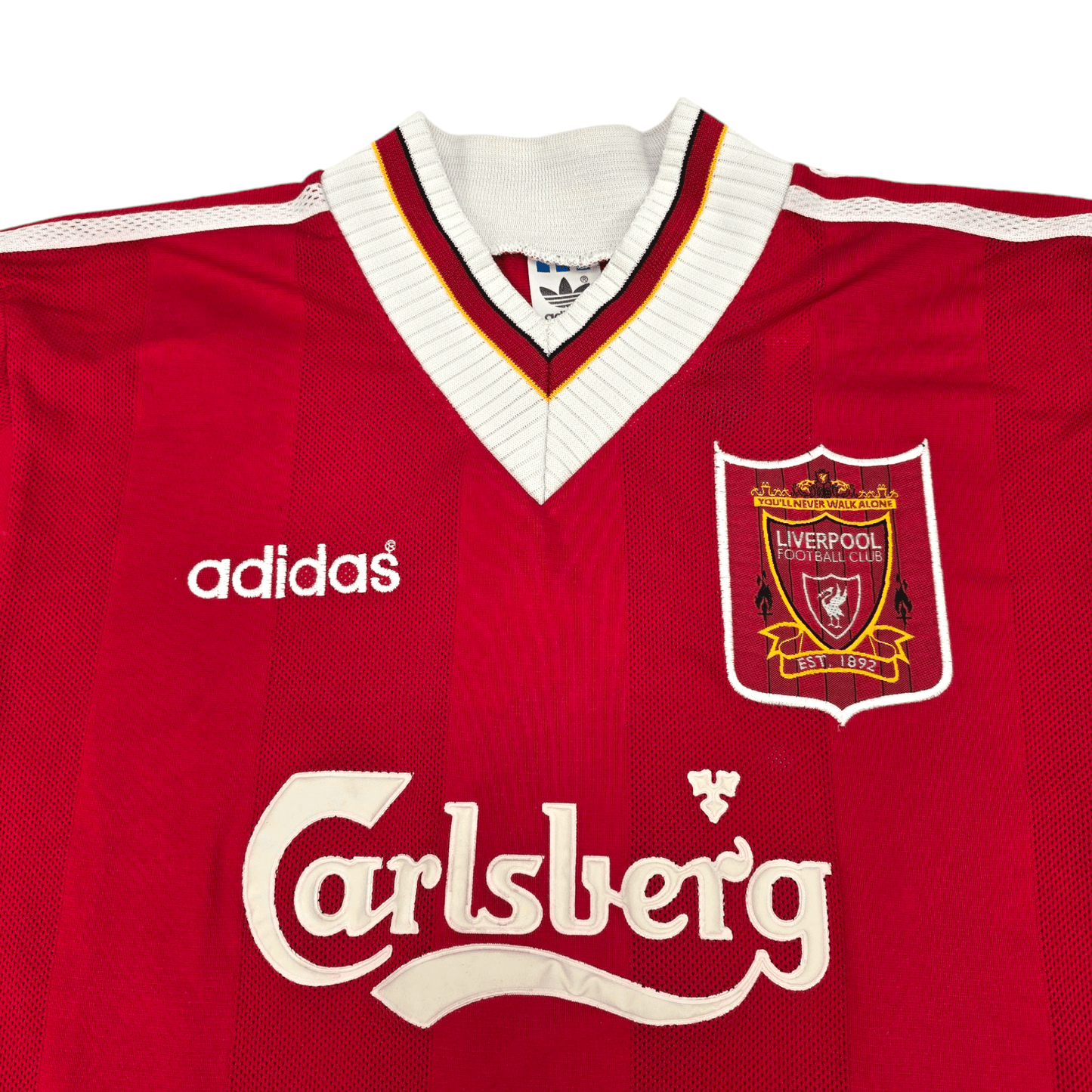 1995/96 Liverpool Home Football Shirt (S) Adidas