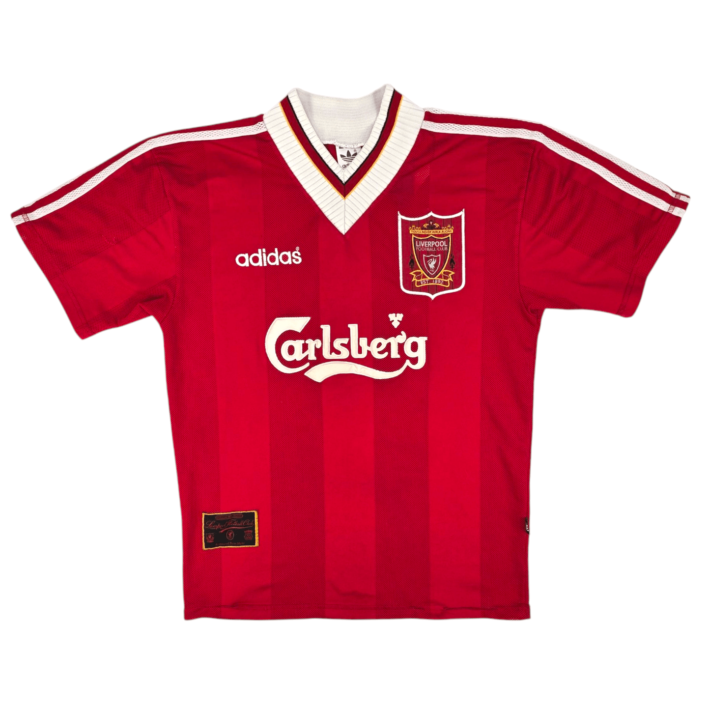 1995/96 Liverpool Home Football Shirt (S) Adidas