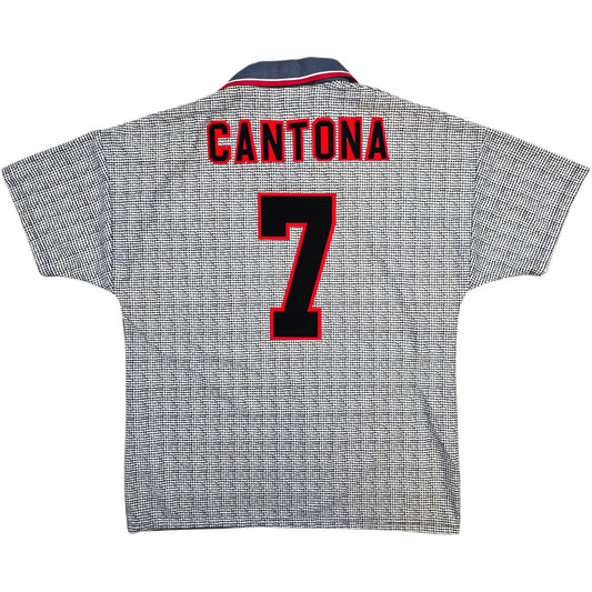 1995/96 Manchester United Away Football Shirt (L) Umbro #7 Cantona