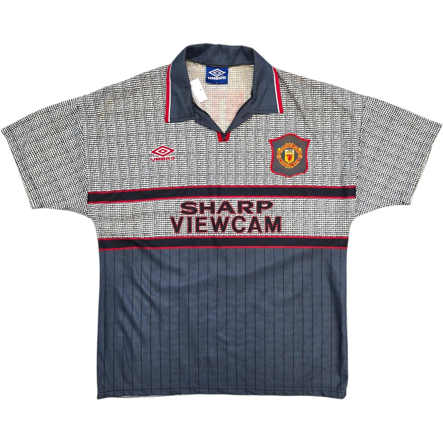 1995/96 Manchester United Away Football Shirt (L) Umbro #7 Cantona