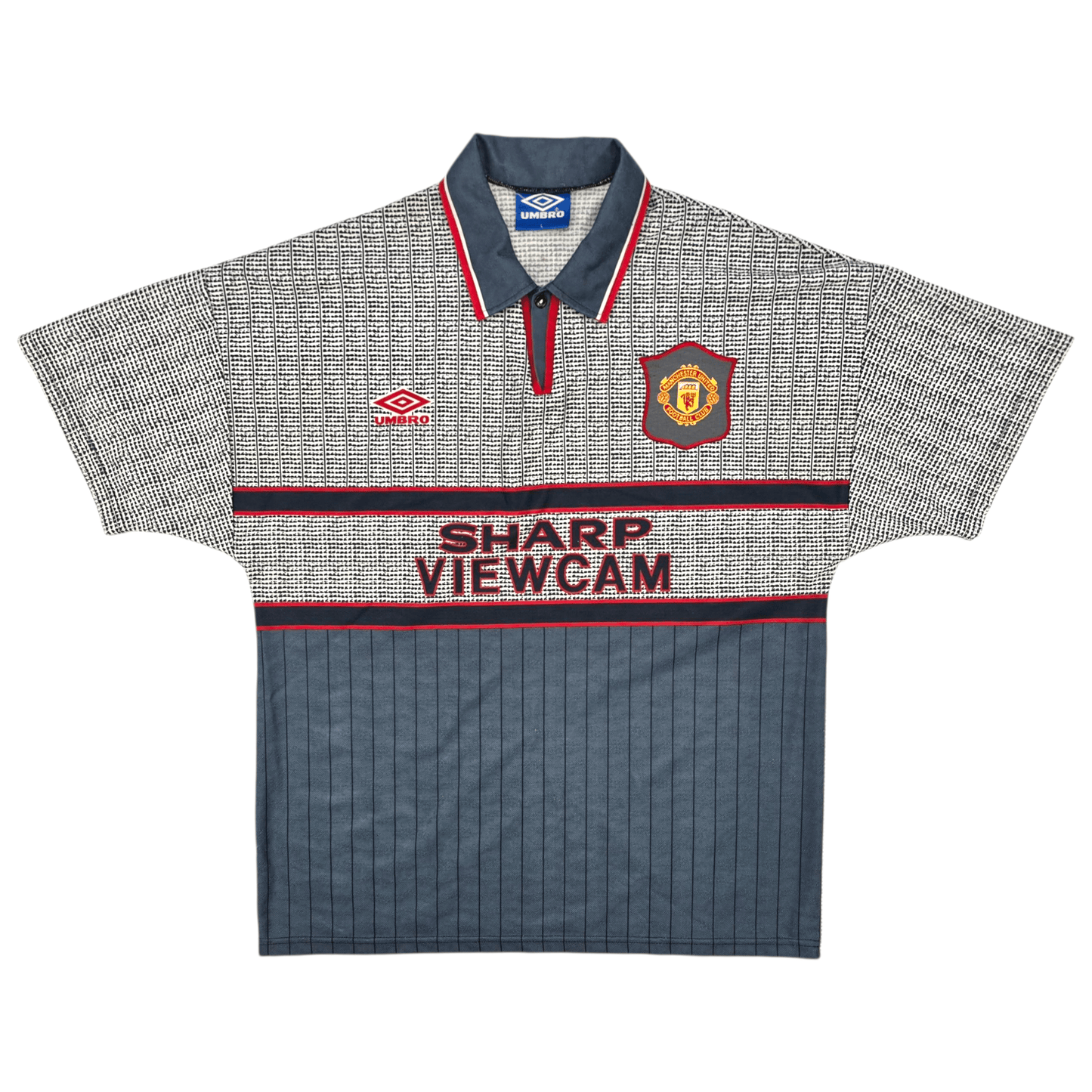 1995/96 Manchester United Away Football Shirt (L) Umbro