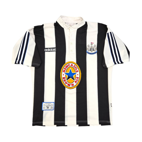 1995/96 Newcastle United Home Football Shirt (M) Adidas #9 Shearer