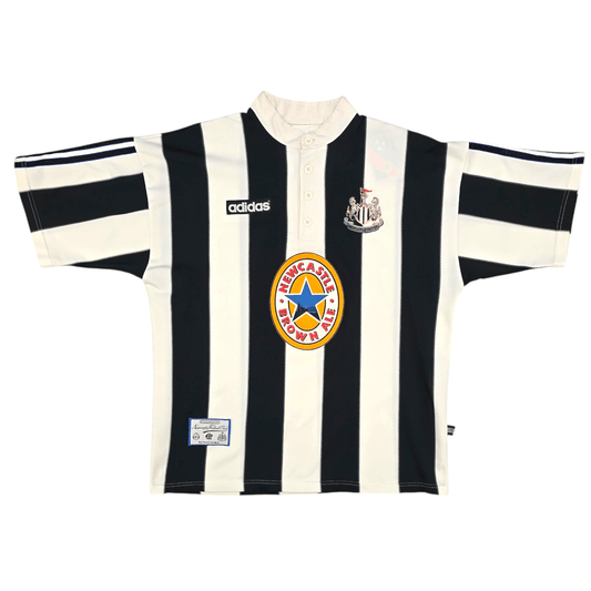 1995/96 Newcastle United Home Football Shirt (M) Adidas