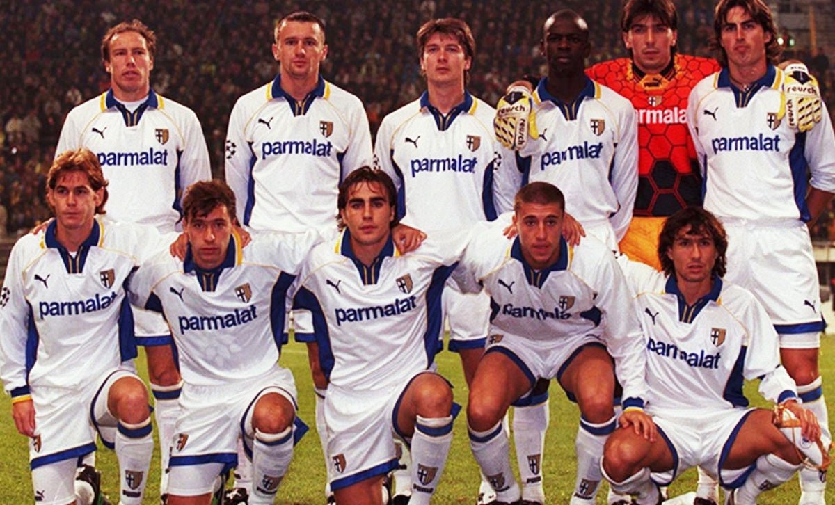 1995/96 Parma Home Football Shorts (XL) Puma