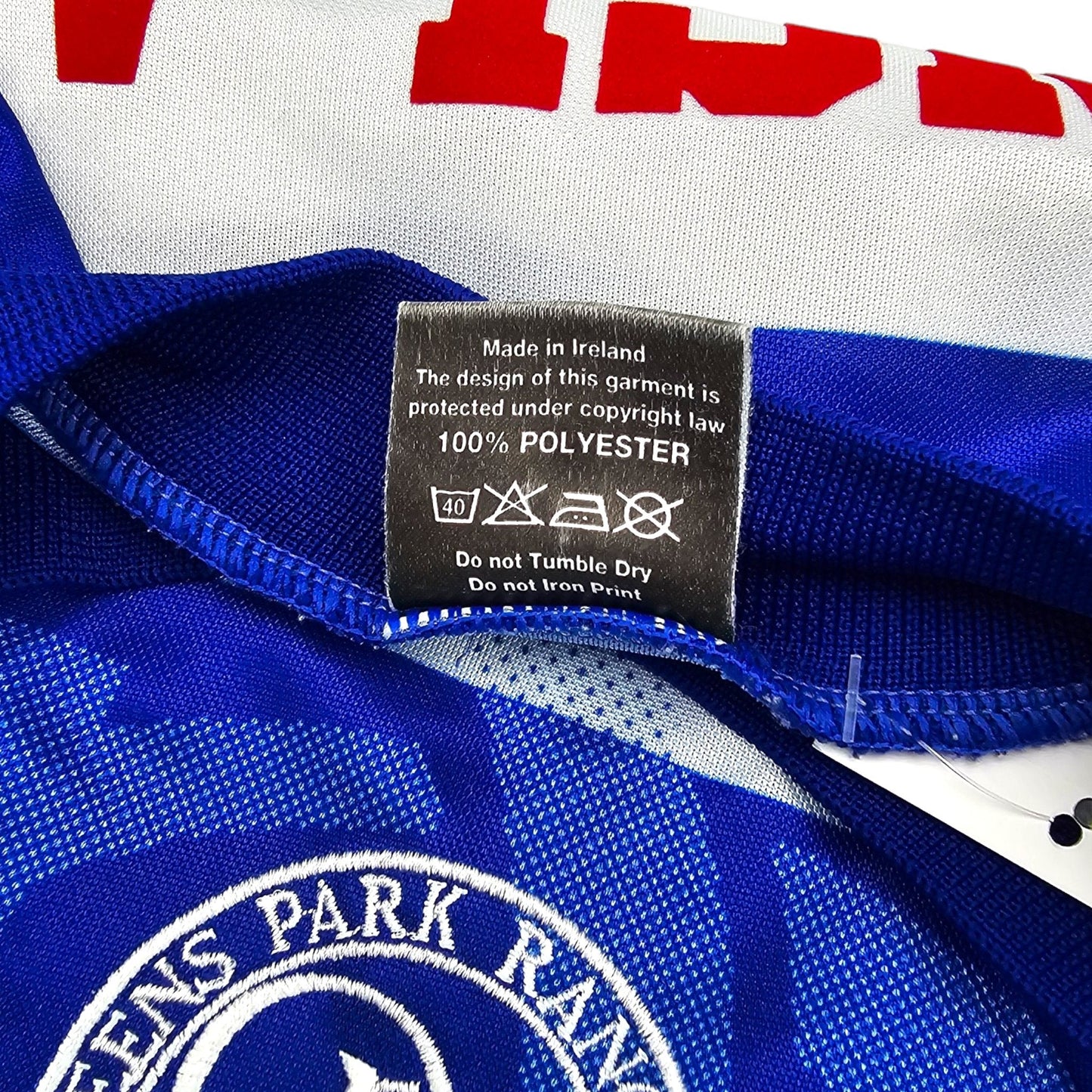 1995/96  Queens Park Rangers Home Football Shirt (XL) View From #11 Sinclair