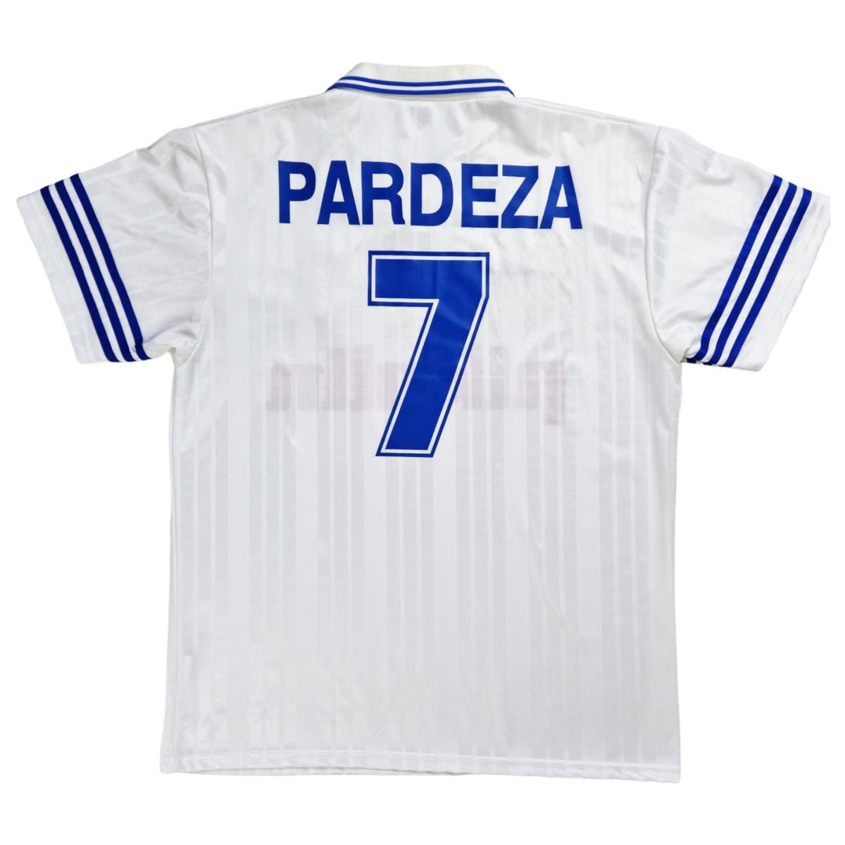 1995/96 Real Zaragoza Home Football Shirt (XL) Adidas #7 Pardeza