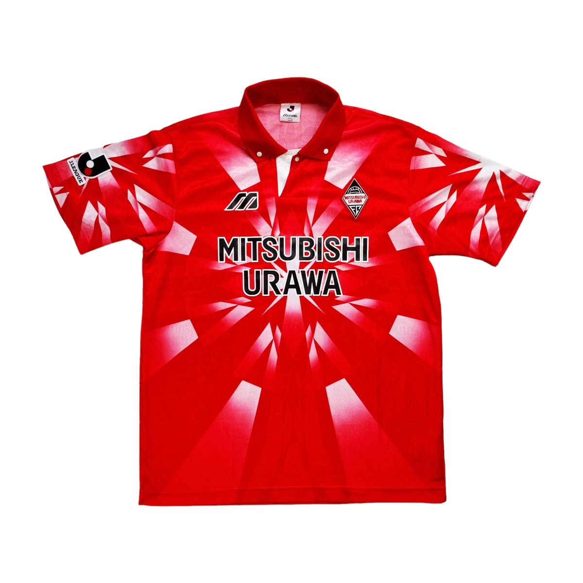 1995/96 Urawa Red Diamonds Home Football Shirt (L) Mizuno