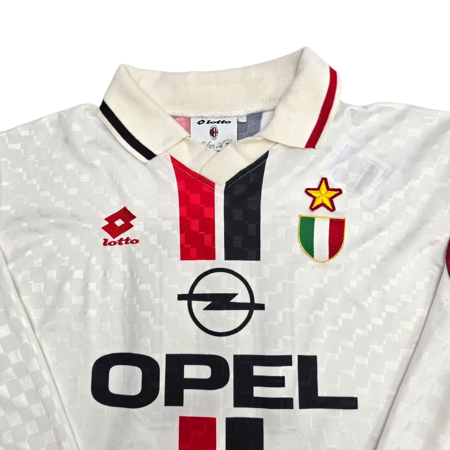 1995/97 AC Milan Away Football Shirt (M) Lotto #10 (Savićević)