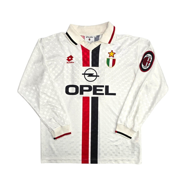 1995/97 AC Milan Away Football Shirt (M) Lotto #10 (Savićević)