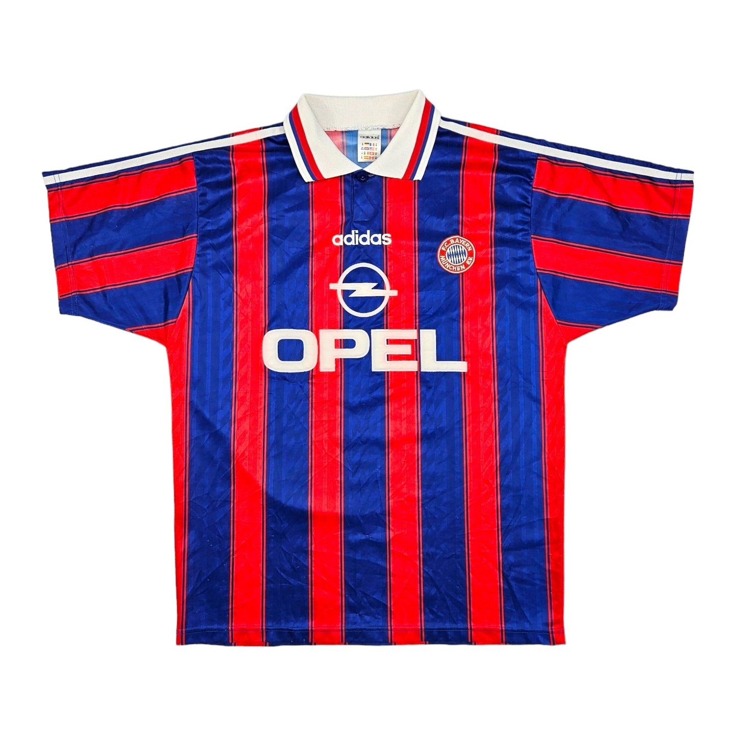 1995/97 Bayern Munich Home Football Shirt (M) Adidas