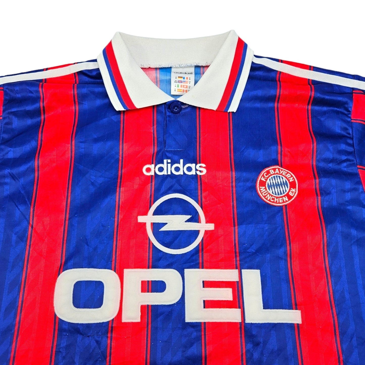 1995/97 Bayern Munich Home Football Shirt (M) Adidas