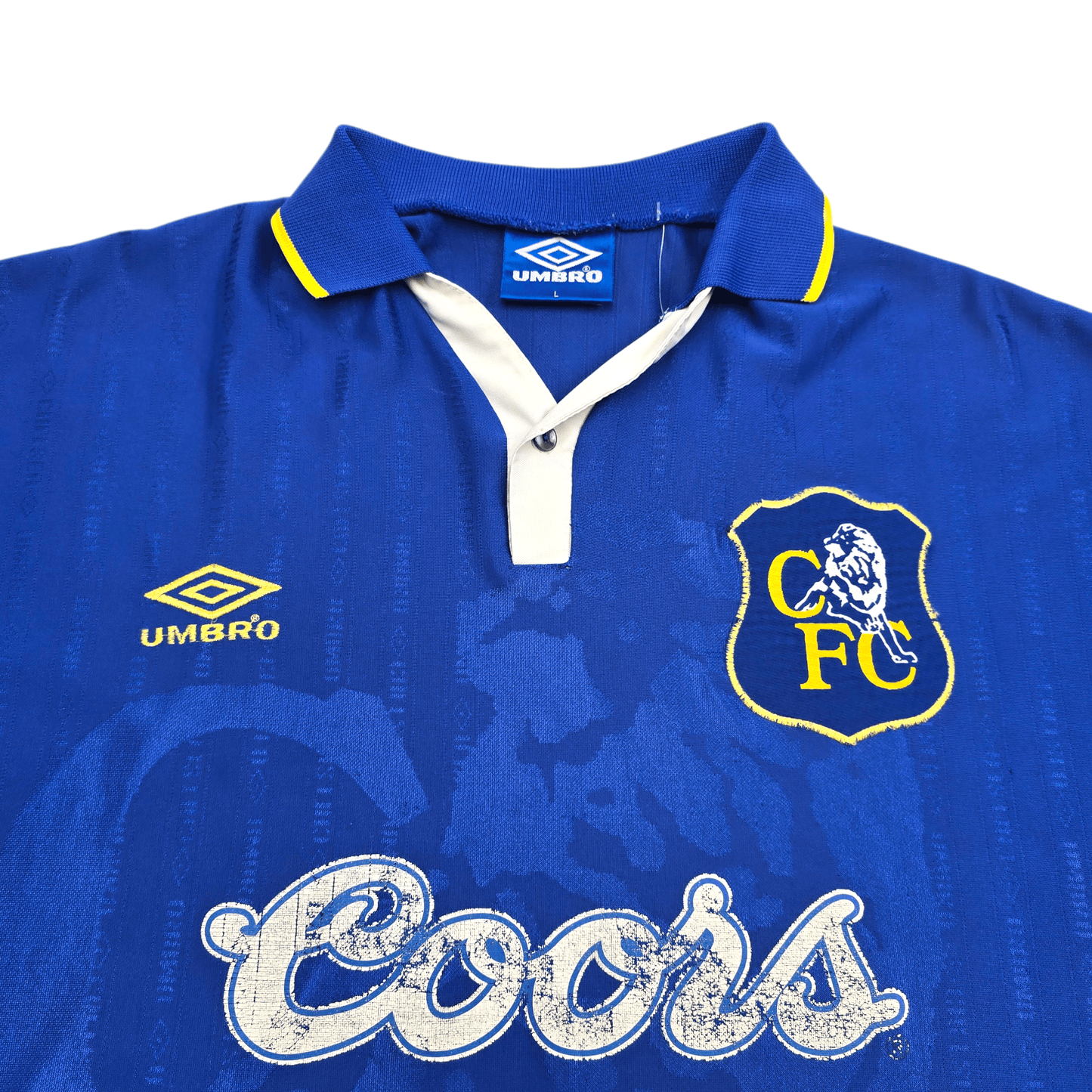 1995/97 Chelsea Home Football Shirt (L) Umbro