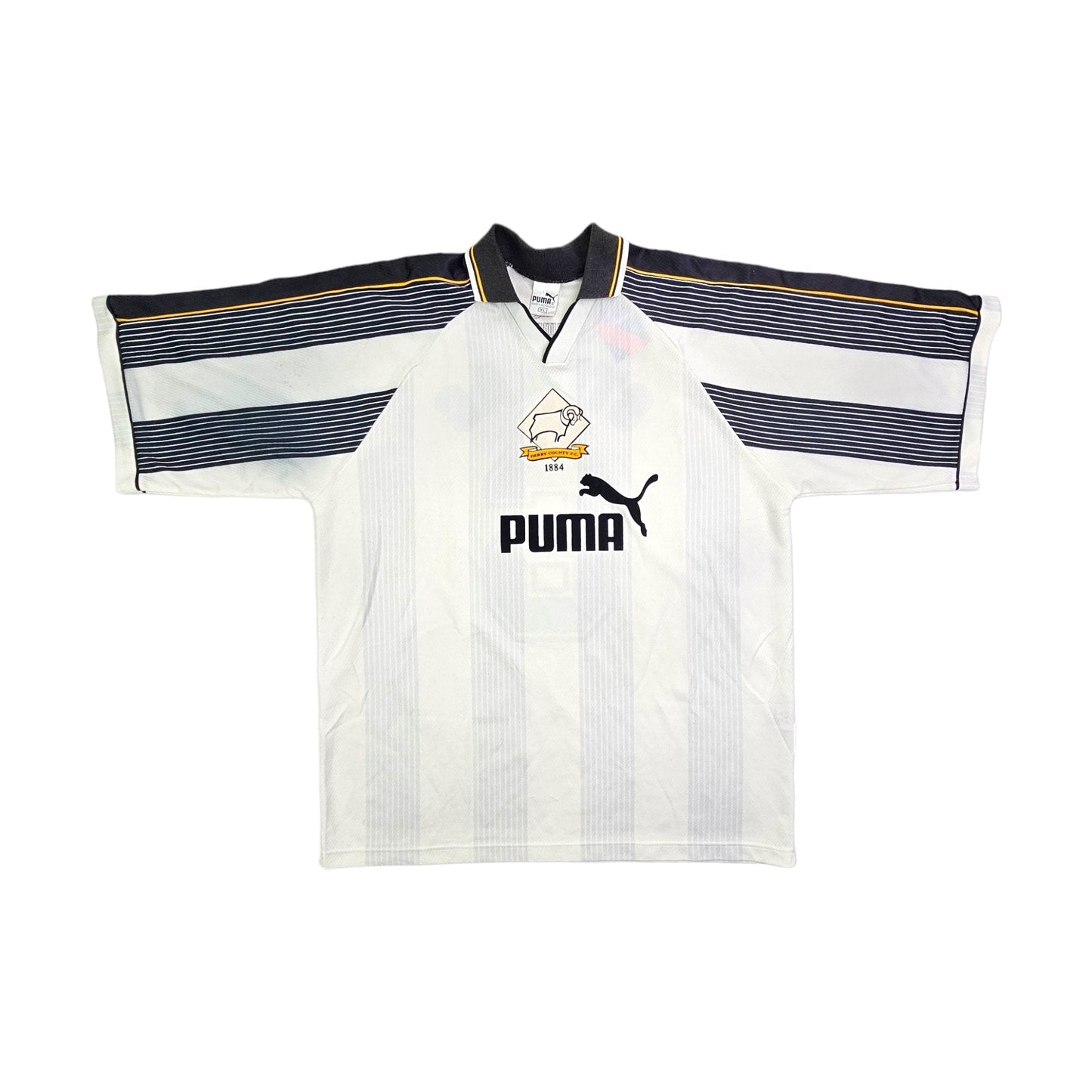 1995/97 Derby County Home Football Shirt (XL) Puma #6 Stimac