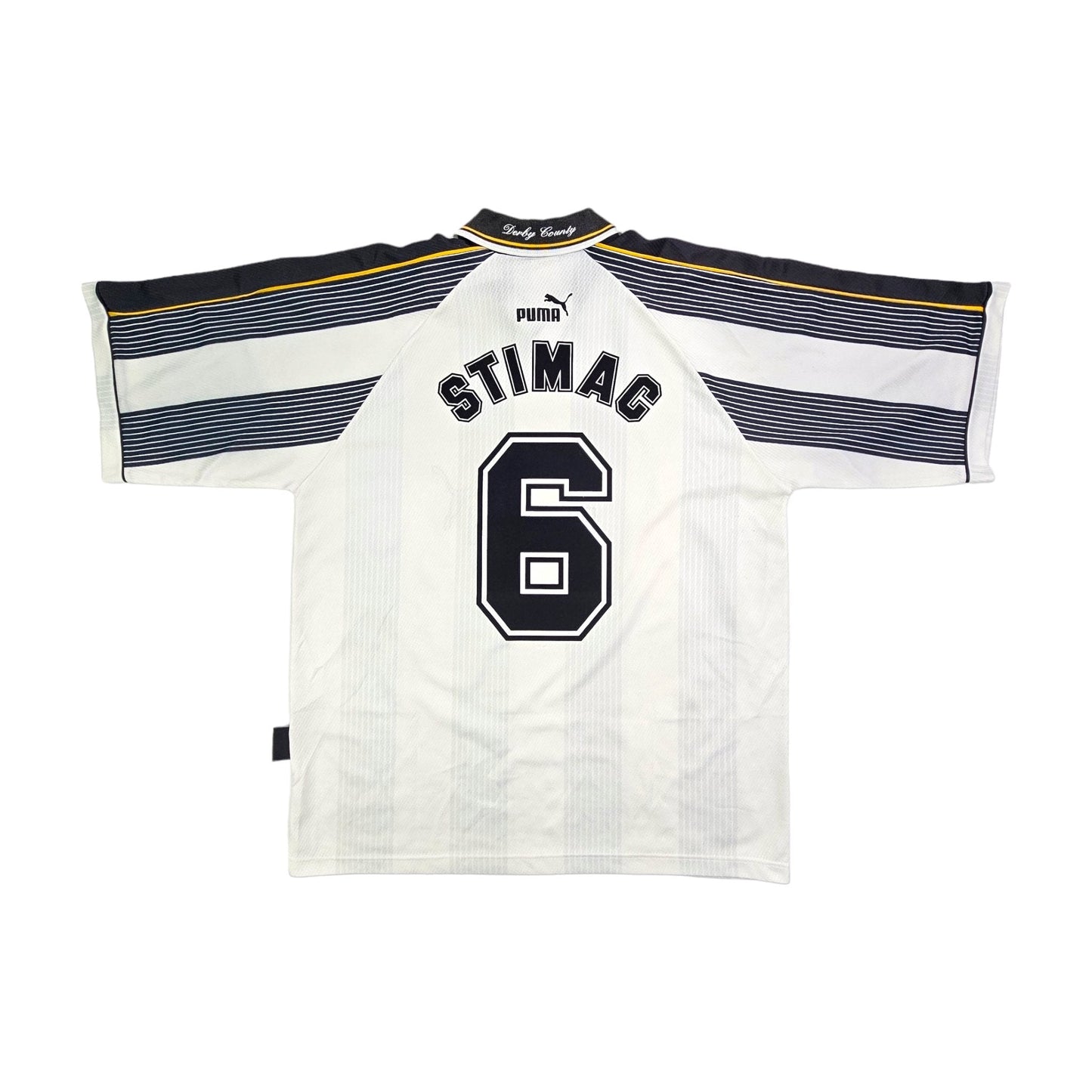 1995/97 Derby County Home Football Shirt (XL) Puma #6 Stimac