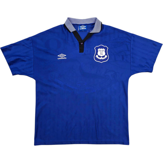 1995/97 Everton Home Football Shirt (L) Umbro