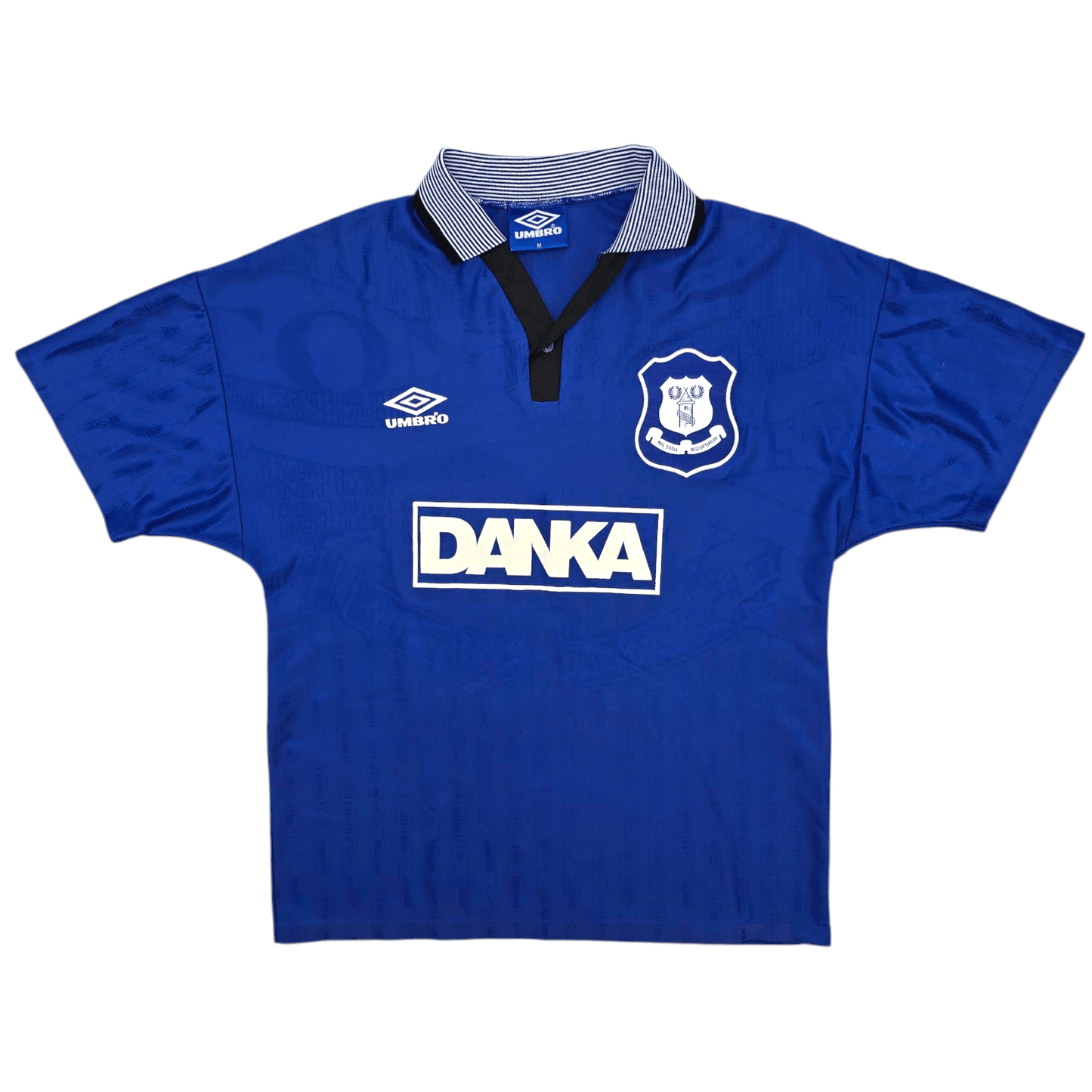 1995/97 Everton Home Football Shirt (M) Umbro #9 Ferguson