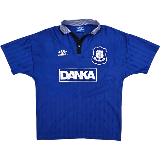 1995/97 Everton Home Football Shirt (M) Umbro